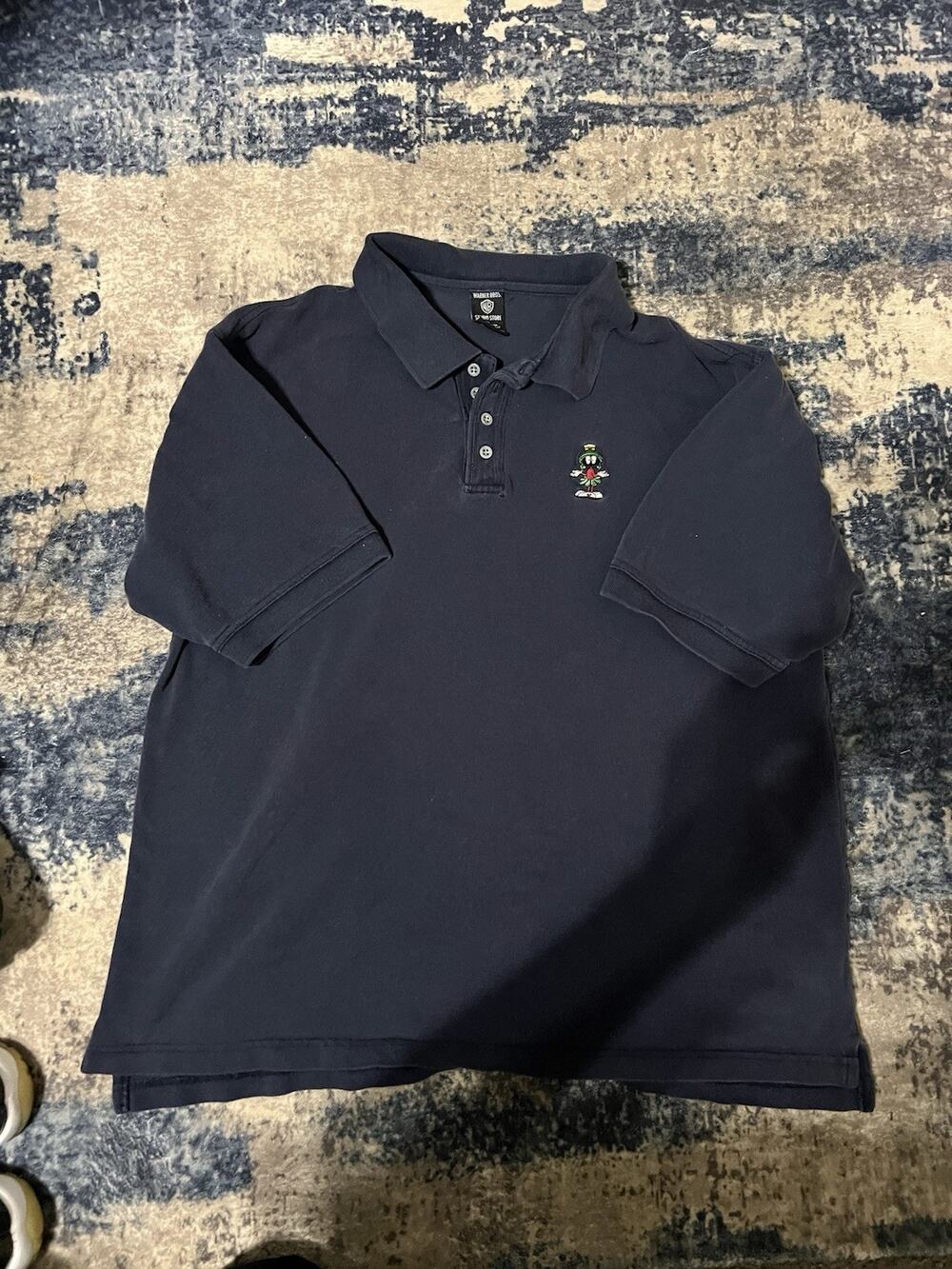 Size XL-Vintage Warner Bros. Studio Store Marvin the Martian Polo Shirt Men's